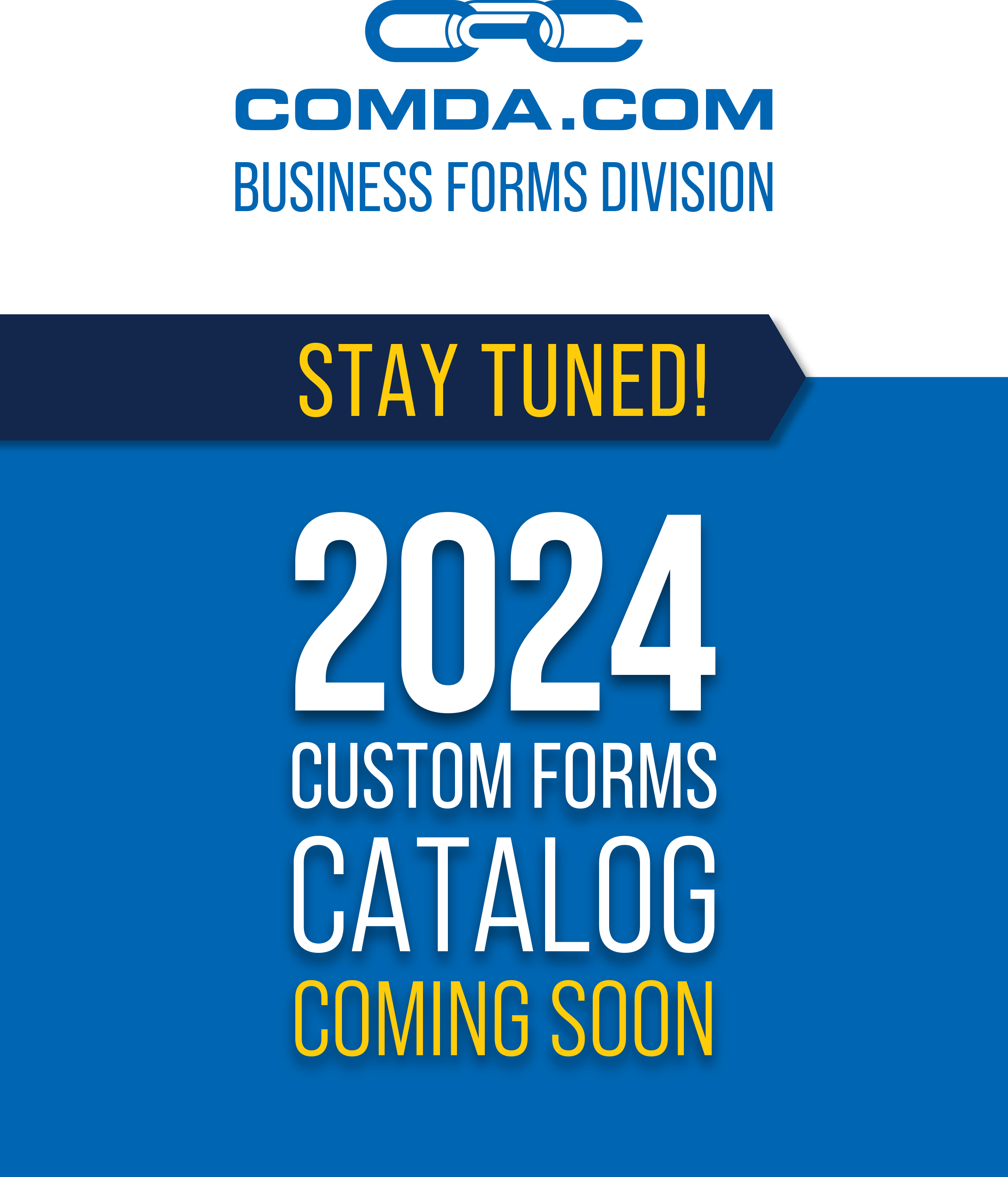 COMDA 2024 Forms & Labels Catalog